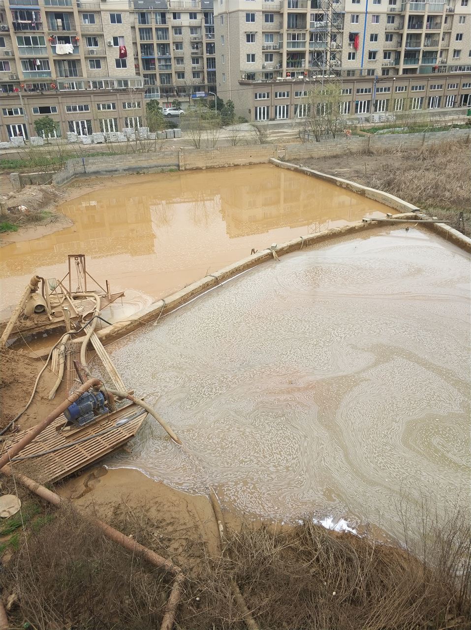 鲁山沉淀池淤泥清理-厂区废水池淤泥清淤